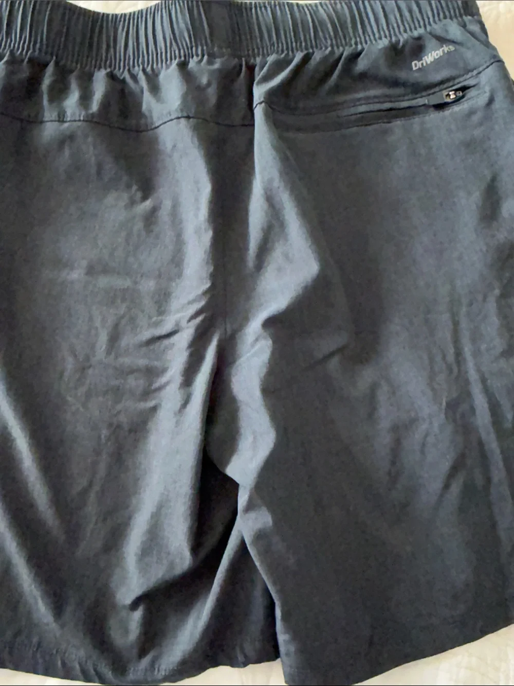 Athletic Works Men's Dual-Pair Drawstring Shorts in Blue and Black